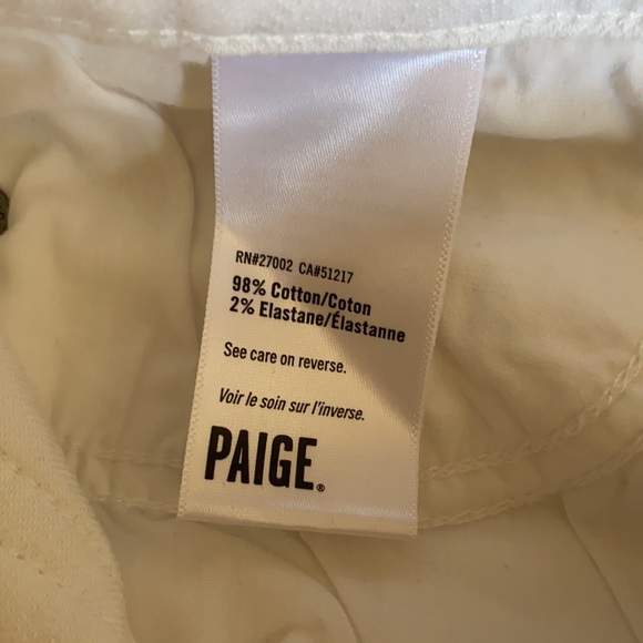 NWT Paige White Denim Shorts - Picture 6 of 7